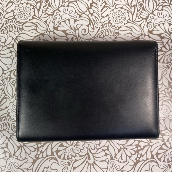 ST. JOHN Black Leather Trifold Wallet - Picture 3 of 15